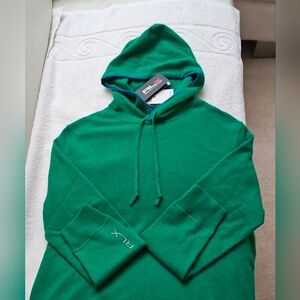 Men's Ralph Lauren RLX cashmere sweater with hoodie - NWT - Size M